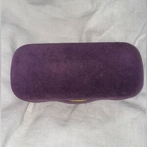 Gucci Purple Velvet Hard Clamshell Eyeglass or Sunglasses case